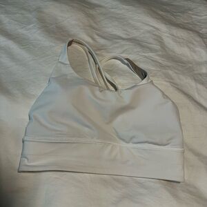 Lululemon white sports bra